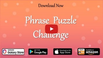 Vídeo-gameplay de Phrase Puzzle Challenge 1