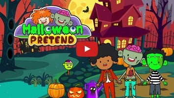 طريقة لعب الفيديو الخاصة ب My Pretend Halloween Town1
