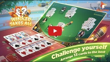 Video gameplay Pusoy ZingPlay - 13 cards game 1
