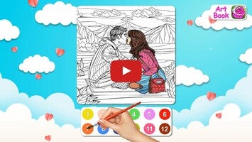 Video del gameplay di Art Book Paint Color by Number 1