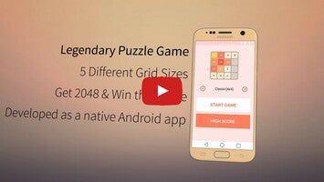Vídeo de gameplay de 2048 Original - Classical 2048 Puzzle with extras 1