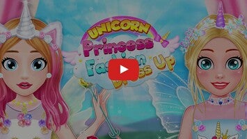 Video gameplay Unicorn Girls Dress Up Game 1