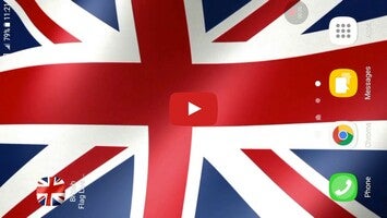 Video about British Flag Live Wallpaper 1