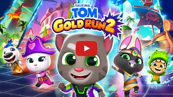 Gameplay video of Talking Tom Gold Run 2 1