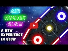 วิดีโอการเล่นเกมของ Air Hockey Glow HD Ultimate 2D 1