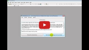 Видео про Excel change case in multiple cells to uppercase, lowercase or proper case Software! 1