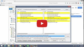 Video about TextDoc Compare Utility 1