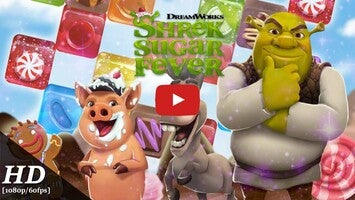 วิดีโอการเล่นเกมของ Shrek Sugar Fever 1