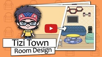 طريقة لعب الفيديو الخاصة ب Tizi Town: Room Design Games1