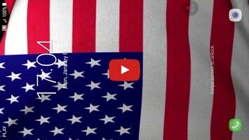 Video über 3d Us Flag Live Wallpaper 1