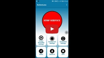 Video about ButtonLess - ScreenRecording , Screenshot , Lock 1