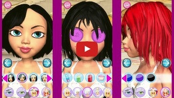 Gameplay video of Princess Game: Salon Angela 3D 1