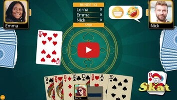 Vídeo de gameplay de Skat Offline - Single Player 1