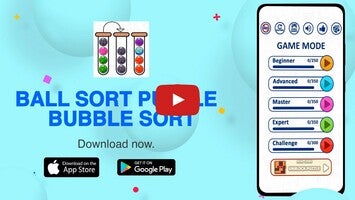 Gameplayvideo von Ball Sort Puzzle - Bubble Sort 1