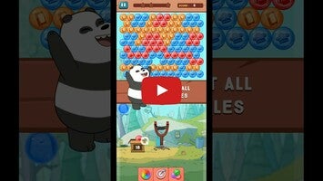 Gameplay video of We Bare Bears Bubble Pop 1