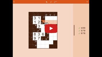 طريقة لعب الفيديو الخاصة ب Kakuro: Number Crossword1
