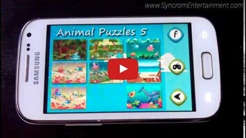 Vídeo-gameplay de Animal Puzzles for Kids 5 1