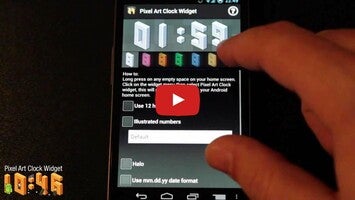 Video about Pixel Art Clock 1