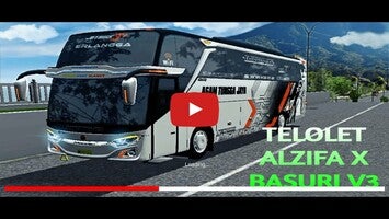 วิดีโอการเล่นเกมของ Telolet Alzifa X Basuri V3 Euro Truck Simulator 2 1