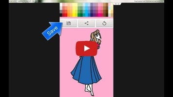 Gameplay video of Coloring Princess 1