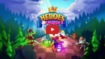 Gameplayvideo von Heroes of Match 3 1