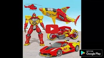 Gameplay video of Shark Robot Transform Game 3D 1