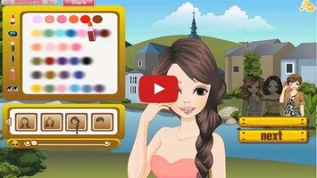 Gameplay video of French Girls - fashion game 1