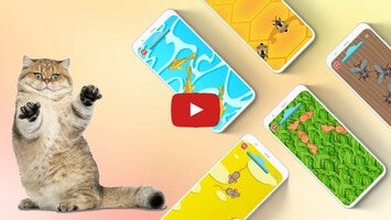 Gameplay video of Games for Cat－Toy Mouse & Fish 1