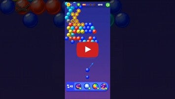 Gameplay video of Bubble Shooter - Global Battle 1
