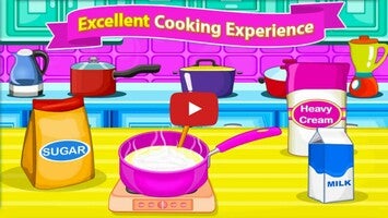 Gameplay video of Gelato Passion - Cooking Games 1