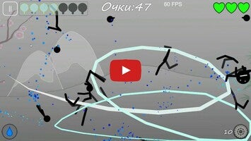 Stickman Ninja Slice 1 का गेमप्ले वीडियो