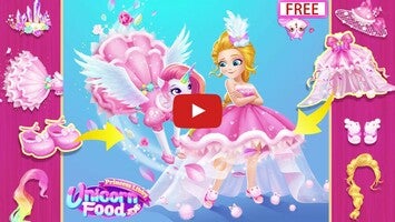 Vídeo-gameplay de Princess Libby Unicorn Food 1