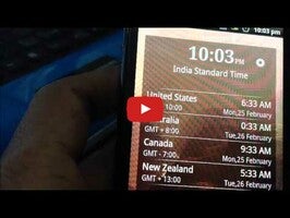 Video about World Time Widget 1