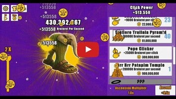 Gameplay video of Italian Brainrot Clicker 1