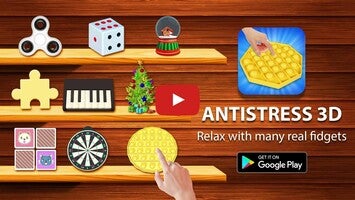 Video gameplay Antistress Pop it Toy 3D Games 1
