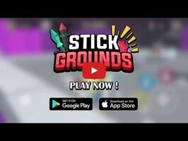 Gameplay video of Stickgrounds.io: Stickman Wars 1