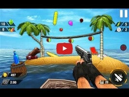 Video gameplay Bottle Gun Shooter Game 1
