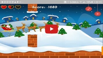วิดีโอการเล่นเกมของ santa chimney trouble 1