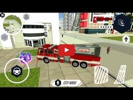 Vidéo de jeu deRobot Firetruck1