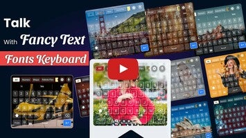Video about Font keyboard: Font Art, Emoji 1