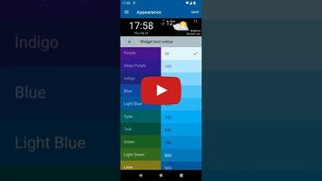 Video about Clock, Date and Weather Widget 1