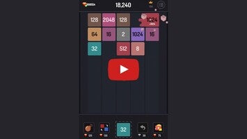 วิดีโอการเล่นเกมของ Merge block-2048 puzzle game 1
