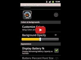 Vídeo de Gauge Battery Widget 1