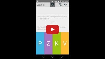 Vídeo-gameplay de Letters 1