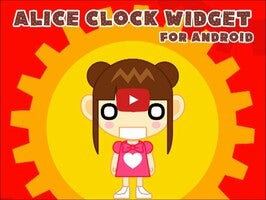 Video about Clock Widget Alice Free 1