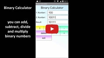 فيديو حول Binary Calculator1