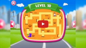 طريقة لعب الفيديو الخاصة ب Kids Educational Maze Puzzle - Road Draw1