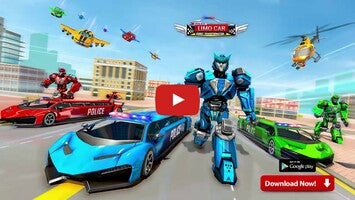 Vídeo-gameplay de Police Limousine Robot Transform 2020 1