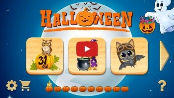 Gameplay video of Halloween Puzzles for Kids 1