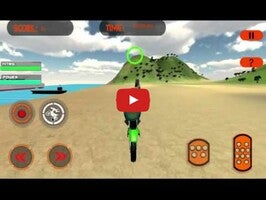 Gameplay video of Beach Bike Extreme Stunts 3D 1